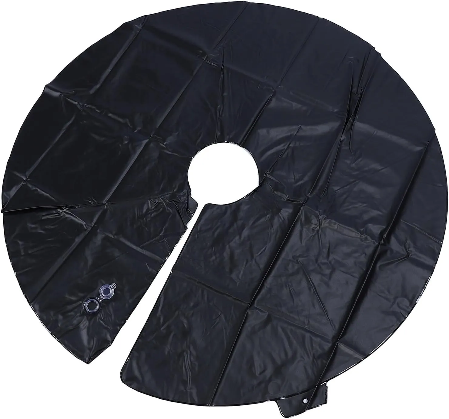10 Gallon Round Tree Water Pouch PVC Drip Irrigation Watering Ring For Tree Growth (Black)