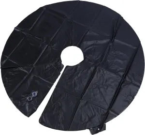 10 Gallon Round Tree Water Pouch PVC Drip Irrigation Watering Ring For Tree Growth (Black)