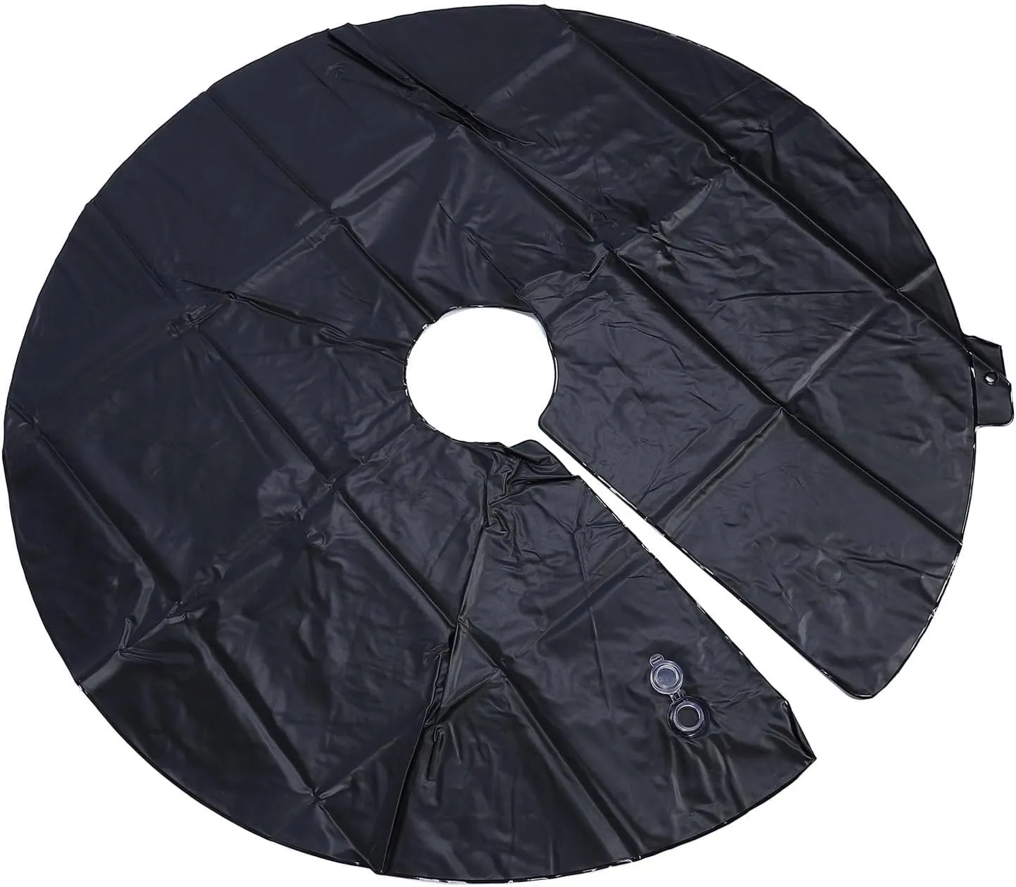 10 Gallon Round Tree Water Pouch PVC Drip Irrigation Watering Ring For Tree Growth (Black)