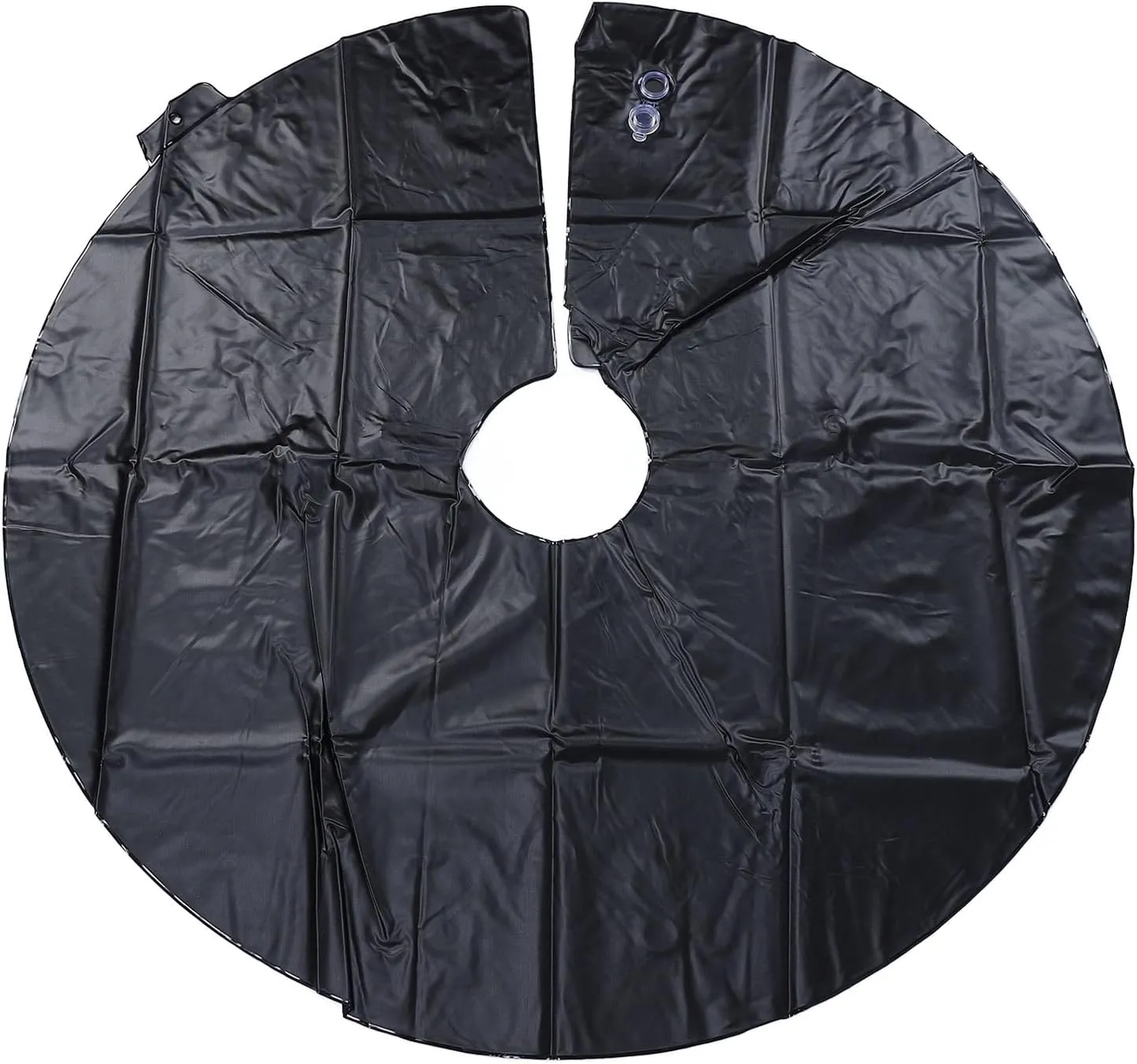 10 Gallon Round Tree Water Pouch PVC Drip Irrigation Watering Ring For Tree Growth (Black)