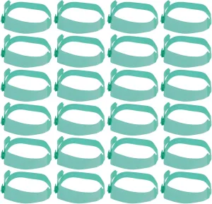 100pcs Medical Wristbands Soft Writable Id Bracelets for Adults Newborns Identification Bands for Hospitals and Events