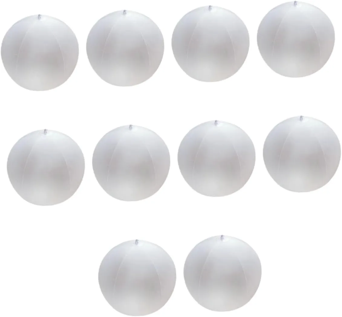 10Pcs Funny Inflatable Beach Balls Multi Functional Decorative for Parties Smooth Surface for Comfortable Play for Beach Pool Activities