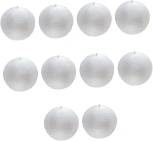 10Pcs Funny Inflatable Beach Balls Multi Functional Decorative for Parties Smooth Surface for Comfortable Play for Beach Pool Activities