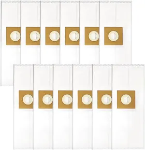 12 Pack Type Y HEPA Vacuum Bags Compatible with Hoover WindTunnel Upright Style Y, Z, YZ Vacuum Cleaners, Part # 4010100Y, AH10040, 902419001, 4010801Y