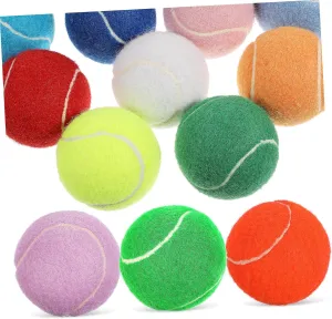 12 Pcs Tennis Balls for Dogs Puppy Training Pet Playing Balls with Convenient Mesh Bag for Easy Transport and Fun