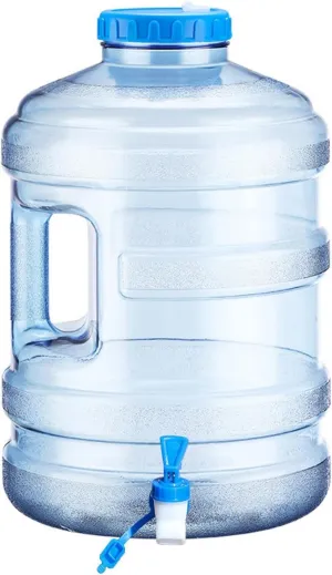 15L Water Container Outdoor Water Bucket with Spigot Drinking Container Water