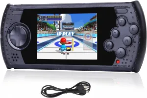16 Bit Handheld Game for Kids Built-in 230 HD Classic Retro Video Games USB Rechargeable 3.0 Inch Childrens Travel Electronics Toys Portable Gaming Player System Gift for Boys Girls Ages 4-8-12