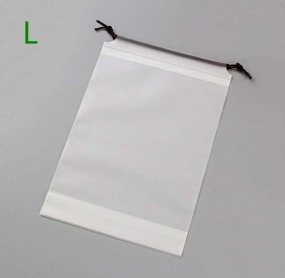 1pc Drawstring Swimming Bags Transparent Clothes Bag Sports Travel Storage Bags 3 Styles