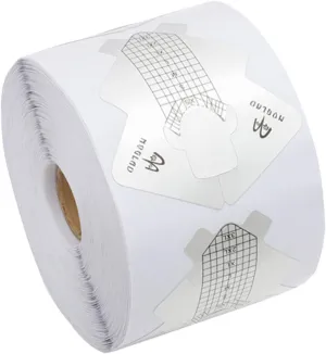 1Roll Professional Nail Extension Stickers Foil Nail Art Guide for Easy Manicure of Female Accessory for Salon and DIY Use