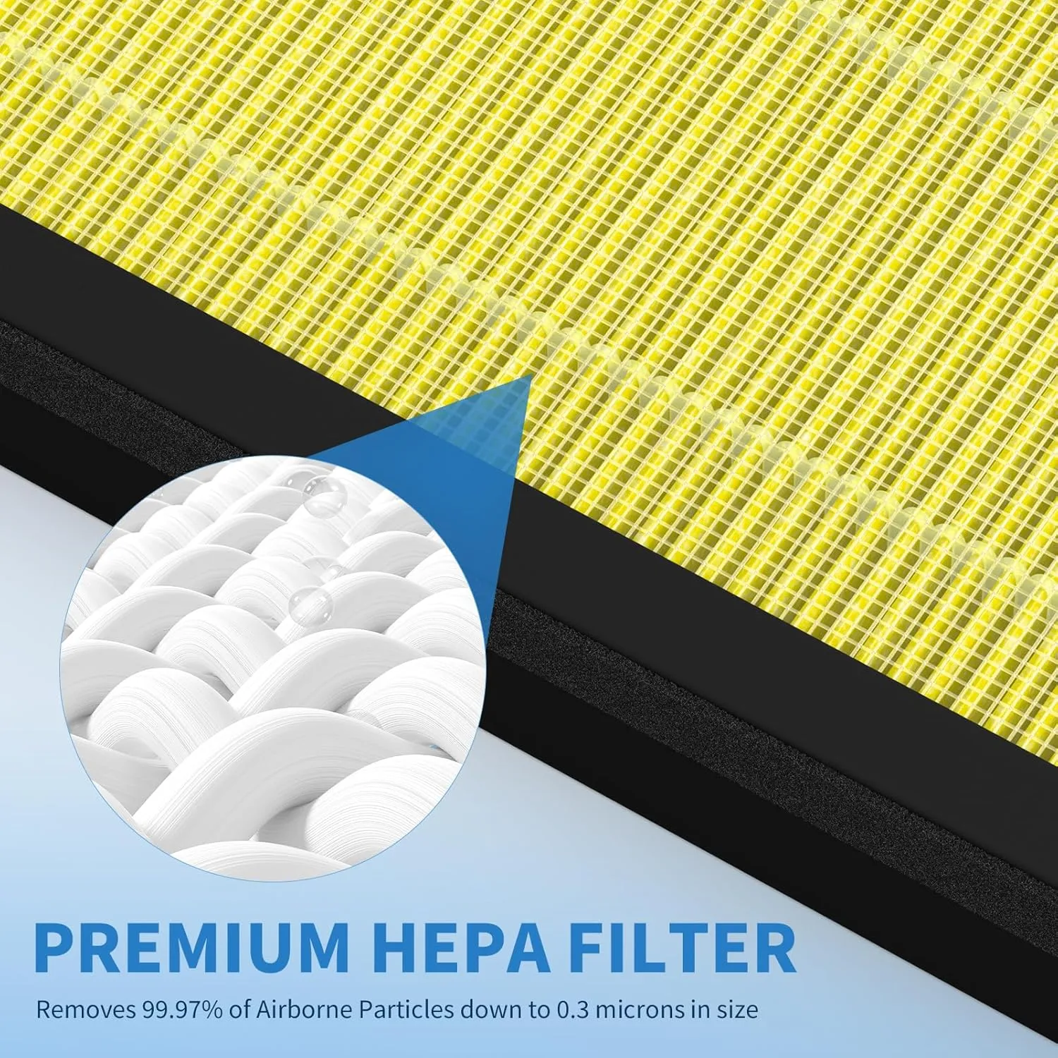 2 Packs G3 Pet Care Replacement Filter Compatible with Ameifu G3, Vewior A3, Tailulu HQZZ-260 Air Cleaner Purifier, 3-in-1 Filter of H13 True HEPA and Activated Carbon Filter