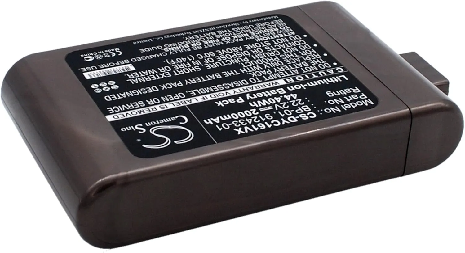 2000mAh/22.2V Replacement Battery for 12097, 912433-01, 912433-03, 912433-04, BP-01 DC16 Handheld, DC16 Issey Miyake, DC16 Issey Miyake Exclusive, DC16 Root 6