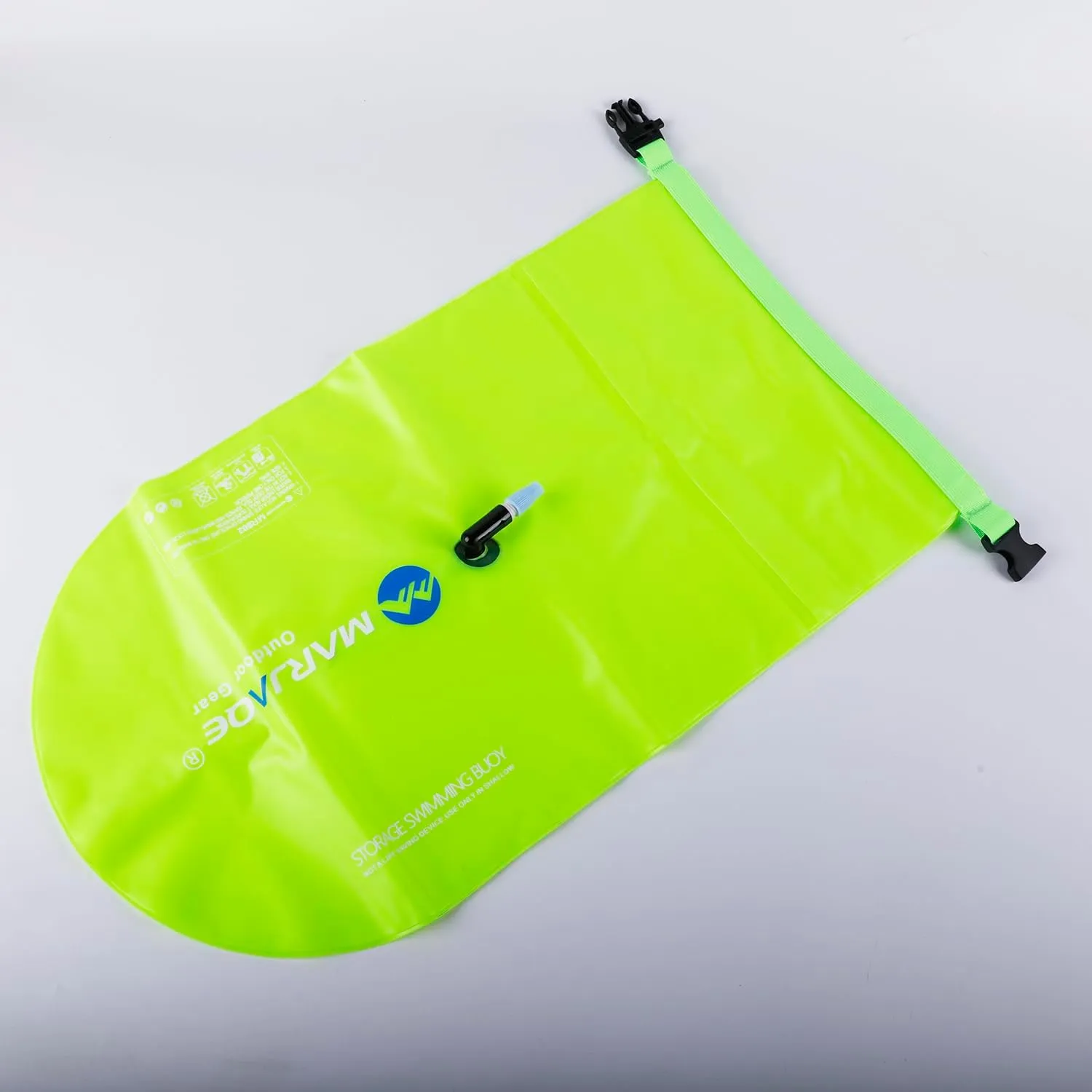 20L Storage Swim Buoy for Open Water Swimmers ，Waterproof Dry Bag Swim Safety Float