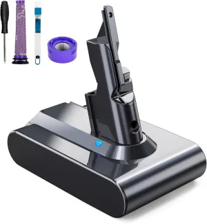 21.6V 5.0Ah Replacement Battery for Dyson V7 Compatible with SV11 V7 Motorhead V7 Animal V7 Trigger V7 HEPA V7 Car Boat V7 Absolute Handheld Vacuum Cleaners