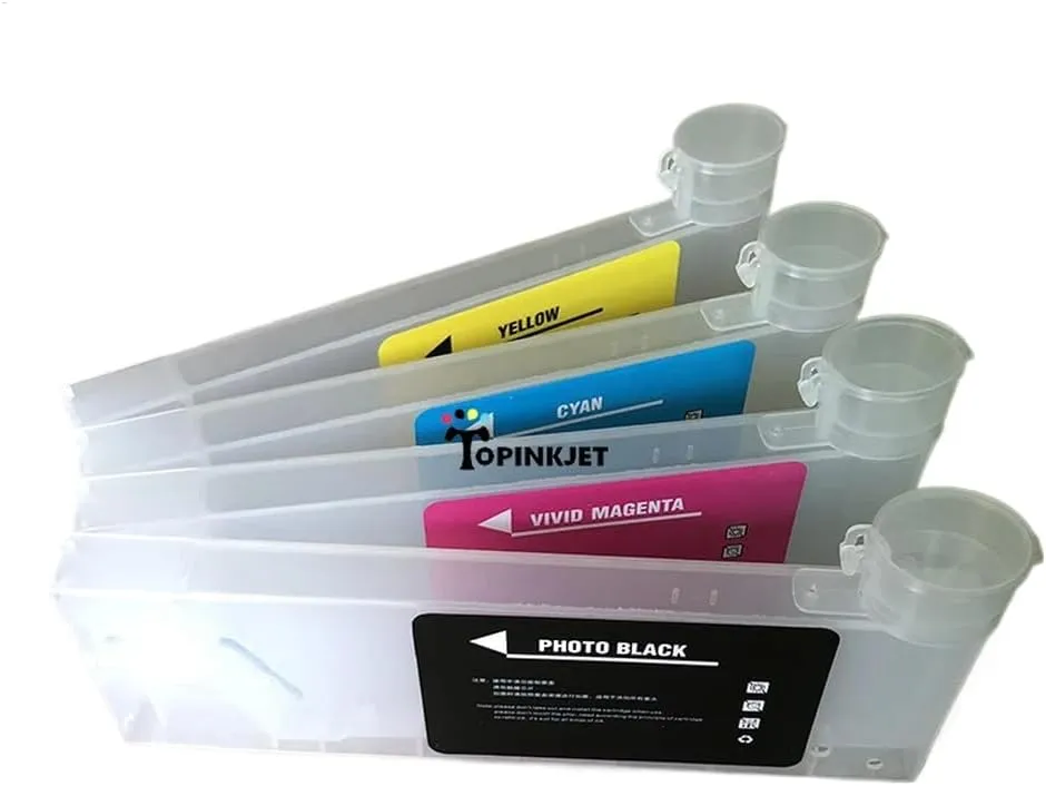 220ml Refillable Ink Cartridge with Funnel Compatible Compatible with Large Format Printers Roland Mimaki Mutoh