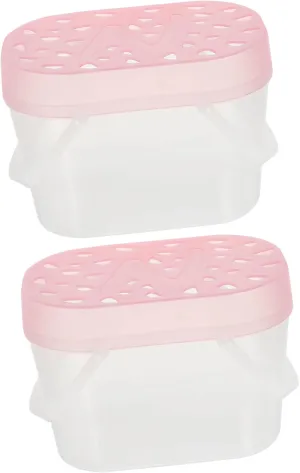 2pcs Portable Handheld Reptile Cages for Small Pets Durable Hamster Travel Boxes Lightweight Turtle Cases for Outdoor Use Convenient Carrying
