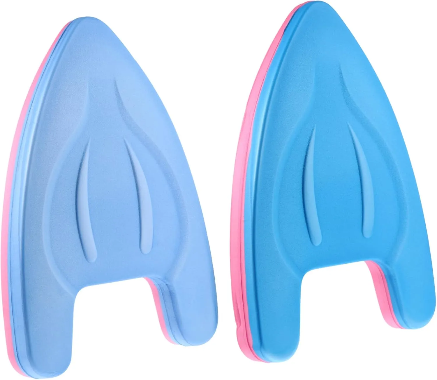 2Pcs Shaped Swimming Kick Boards for Durable Floating Pads for Beginners Lightweight Buoyancy Boards for Swimming Pool Practice Random Colors