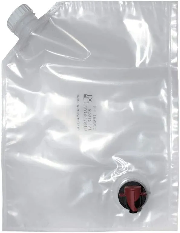 3L Wine Purse Easy Fill Bags - BYOB - 3-Pack of Replacement Bags for Wine Bag Coolers, Purses, Holders and Carriers - REFILLABLE, REUSABLE, BPA FREE! Quick and Easy Filling Through Top Screw Cap