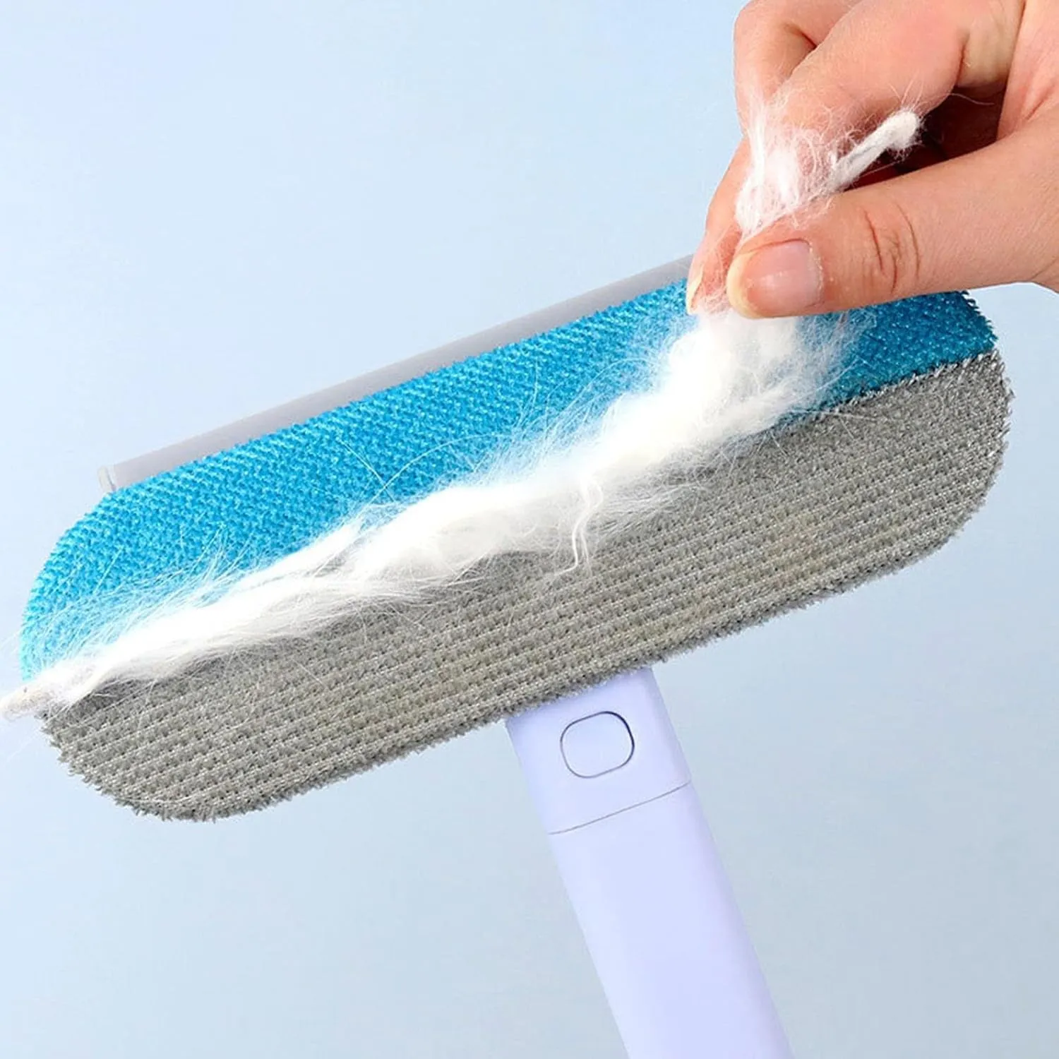 4 in 1 Pet Hair Removal Tool,with Extra Long Handle,Reusable, Washable Lint Brush for Dog and Cat Hair,Cat Fur Removal Tool for Furniture, Carpet, Clothes, Bedding (2PCS)
