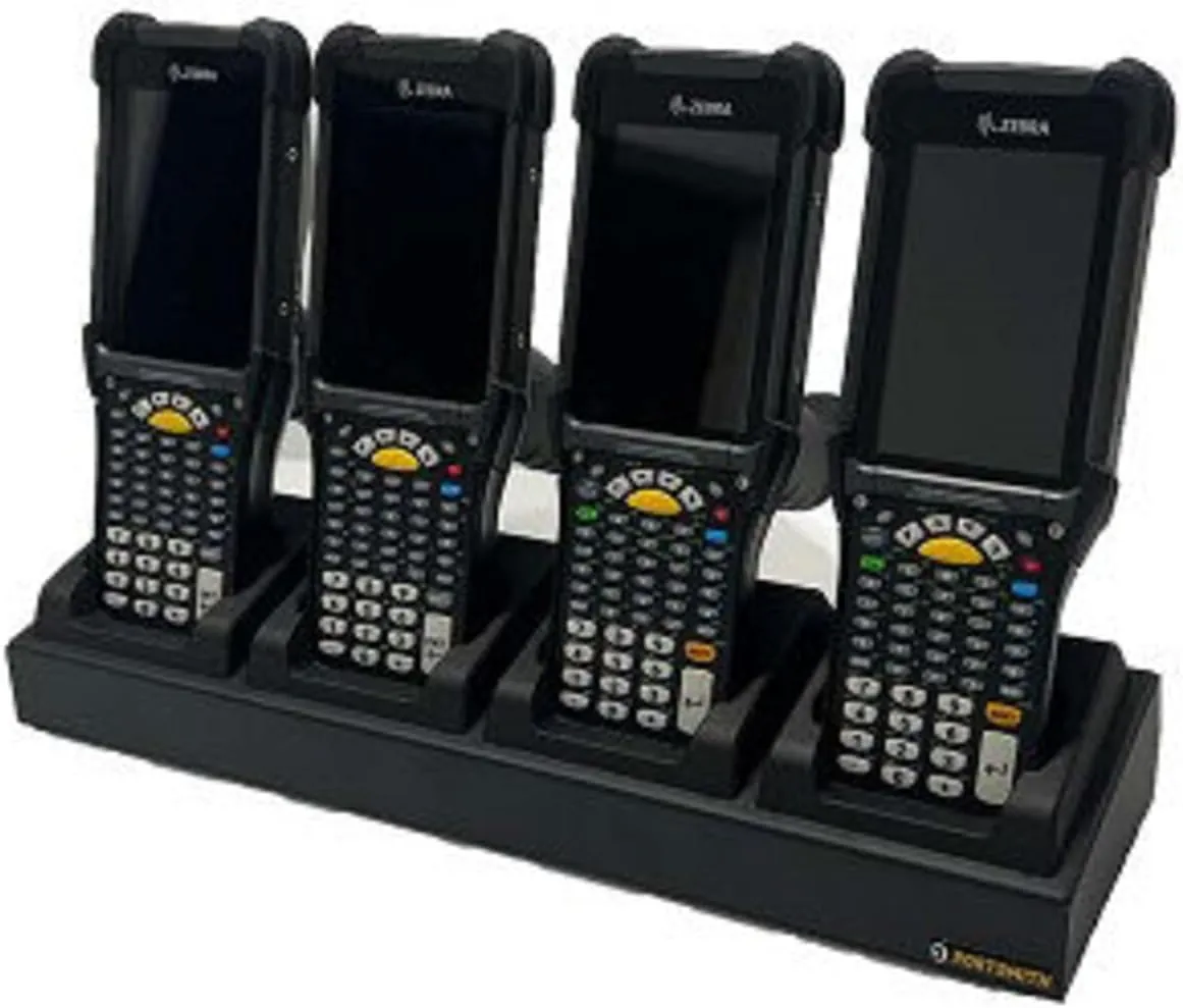 4 Slot Charging Dock for Zebra MC 9300, Charger for MC9300, MC9400, MC9450: Portsmith PSC4MC9300C