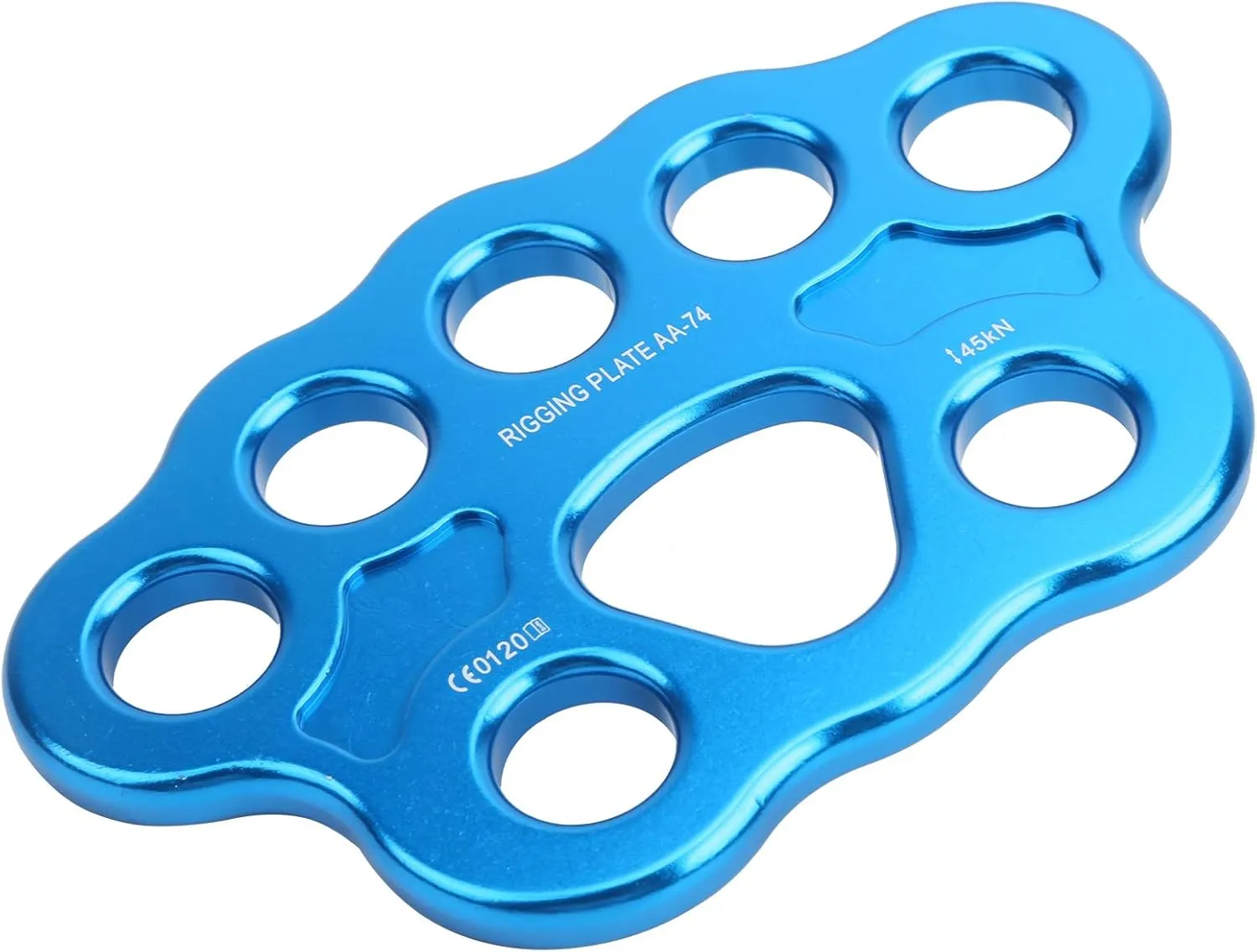 45KN 8 Hole Rigging Plate Multi Anchor Split Divide Connector for Outdoor Climbing