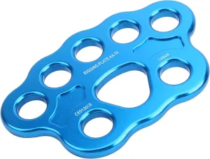 45KN 8 Hole Rigging Plate Multi Anchor Split Divide Connector for Outdoor Climbing