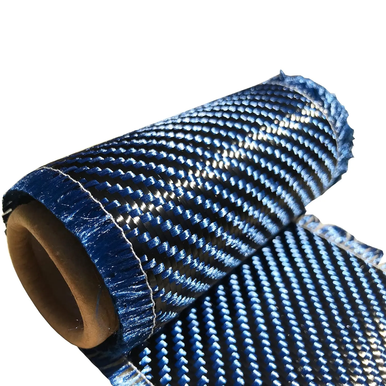 4" x 25 FT - Kevlar FABRIC-2x2 Twill WEAVE-3K/240g (Blue)