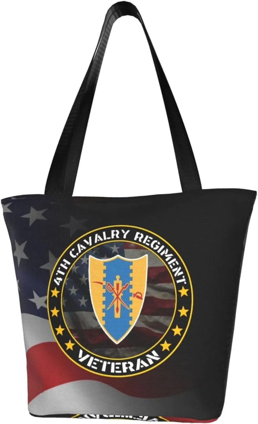4th Cavalry Regiment Veteran Fashion Shoulder Bag Large Capacity For Man Or Woman