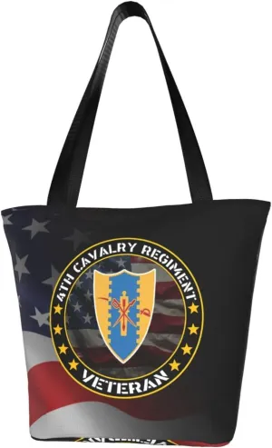 4th Cavalry Regiment Veteran Fashion Shoulder Bag Large Capacity For Man Or Woman
