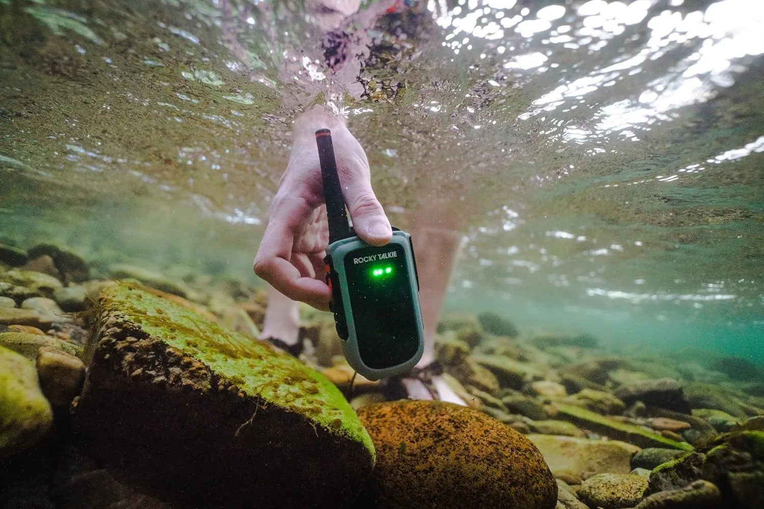 5 Watt Radio - GMRS Radio with IP67 Waterproofing, Long Range Walkie Talkie, NOAA Weather Alerts, 5 Day Battery Life,2 Pack