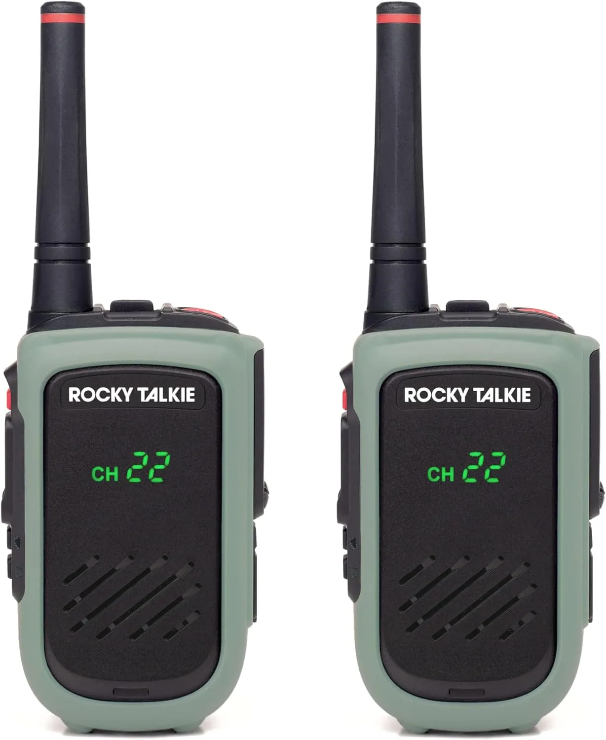 5 Watt Radio - GMRS Radio with IP67 Waterproofing, Long Range Walkie Talkie, NOAA Weather Alerts, 5 Day Battery Life,2 Pack
