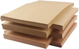 50 Sheets 300gsm Brown Cardstock A4 Paper Thick Sketch Paper for School Art Drawing