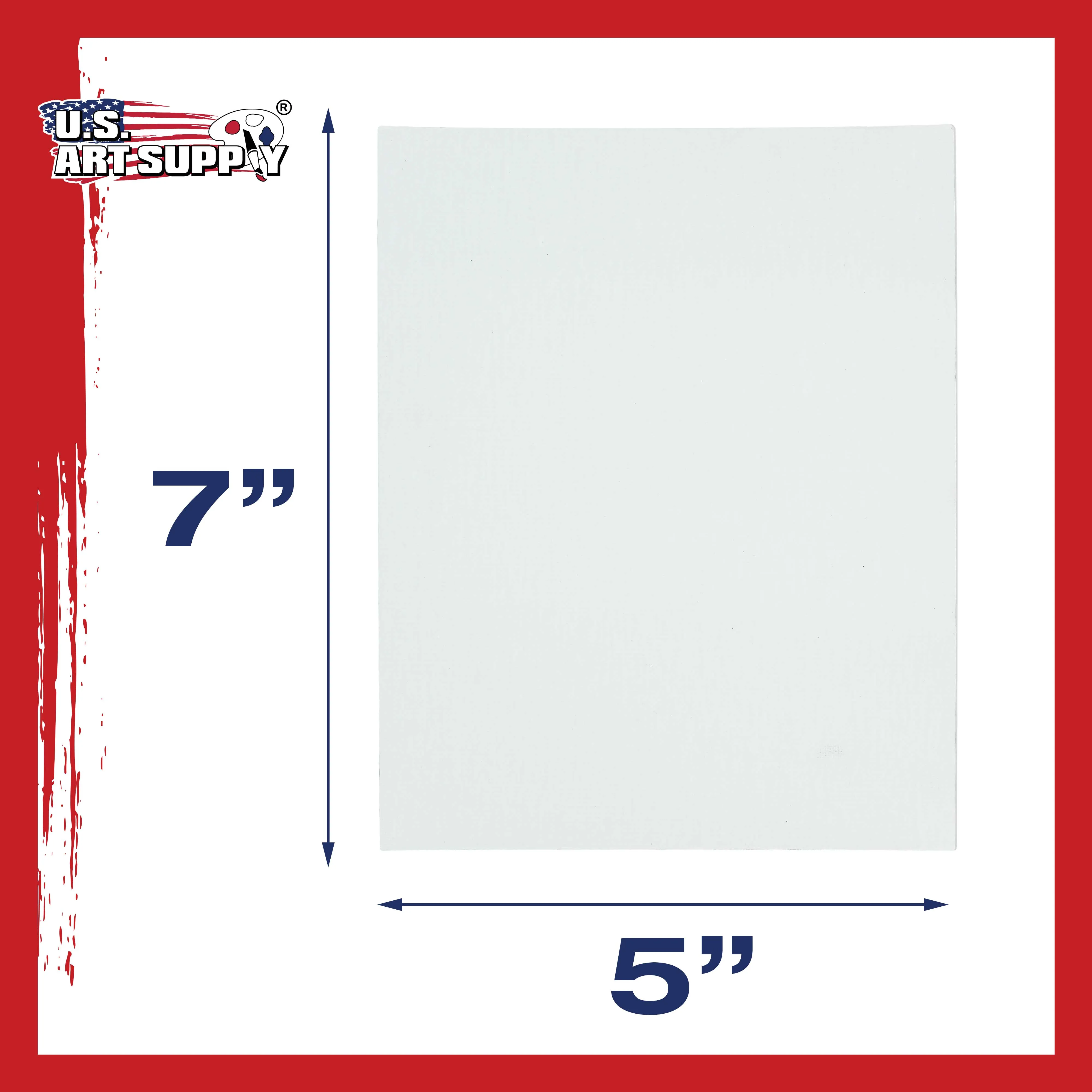 5" x 7" Professional Artist Quality Acid Free Canvas Panel Boards for Painting 24-Pack