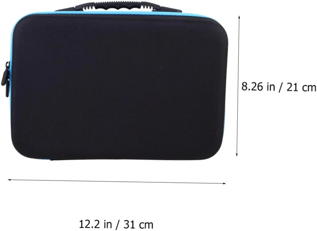 60grid Essential Oils Storage Bag Portable Holder Zipper Organizer Shockproof Design for Travel and Home Use Fits Bottles