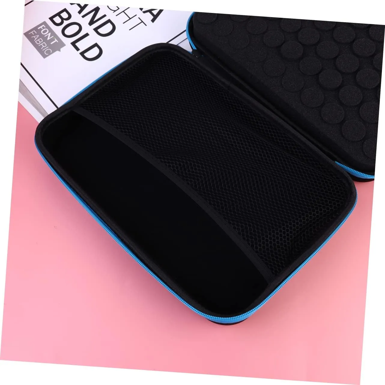 60grid Essential Oils Storage Bag Portable Holder Zipper Organizer Shockproof Design for Travel and Home Use Fits Bottles