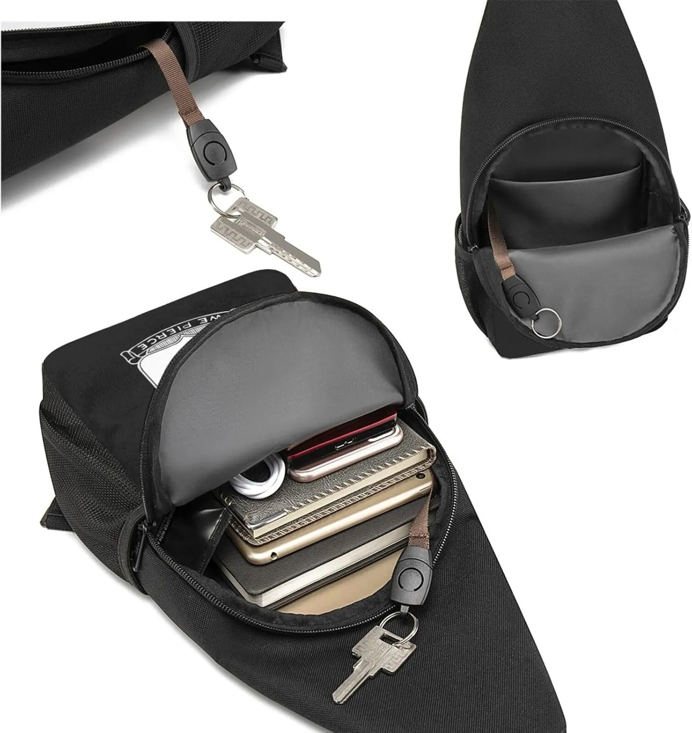 64th Armor Regiment Unisex Chest Bag Lightweight Crossbody Shoulder Bag Travel Pocket
