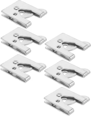 6pcs Steel Door Lock for Dog Crates: Heavy Duty Pet Cage Fasteners with Barrel Secure Animal Gate Latch Bolt Lock