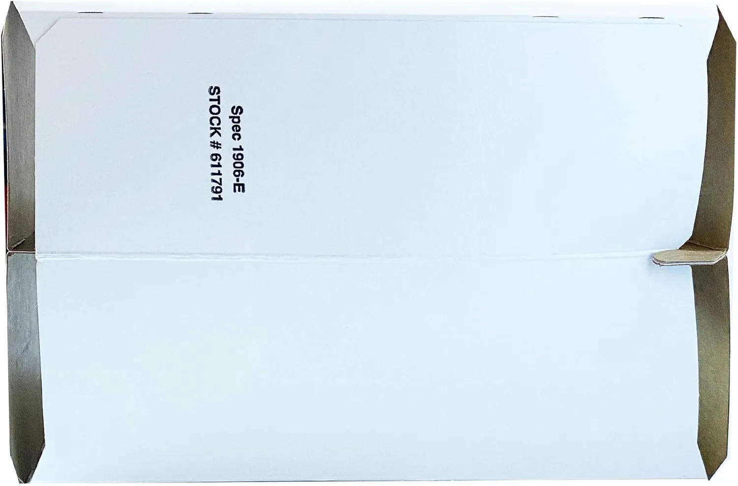6pk Cardboard Carrier (White, 50ct) | Holds 6pk 12oz Bottles