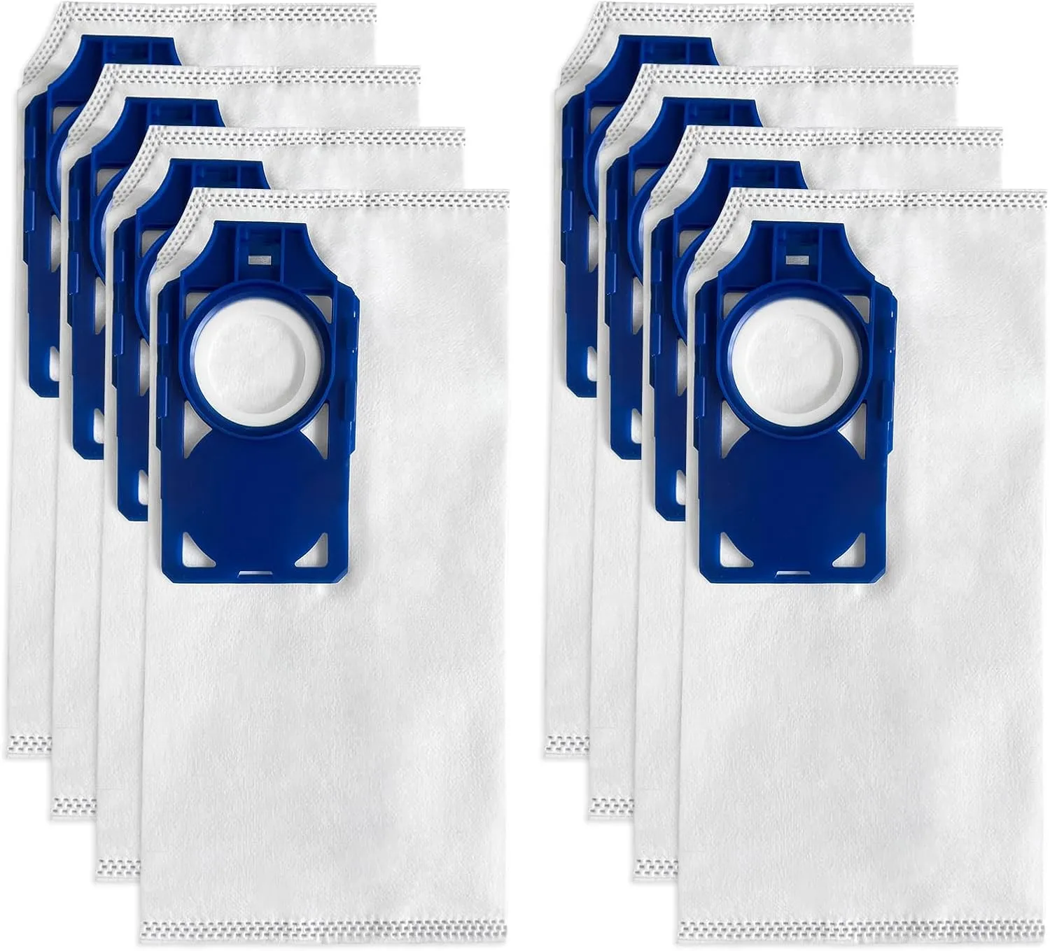 8 Pack R30D HEPA Replacement Vacuum Bags for Riccar Brilliance R30D, R30P, R30PET & Simplicity Synchrony S30D, S30P, S30PET Upright Vacuums Cleaner, Part RNHC-6/SNH-6