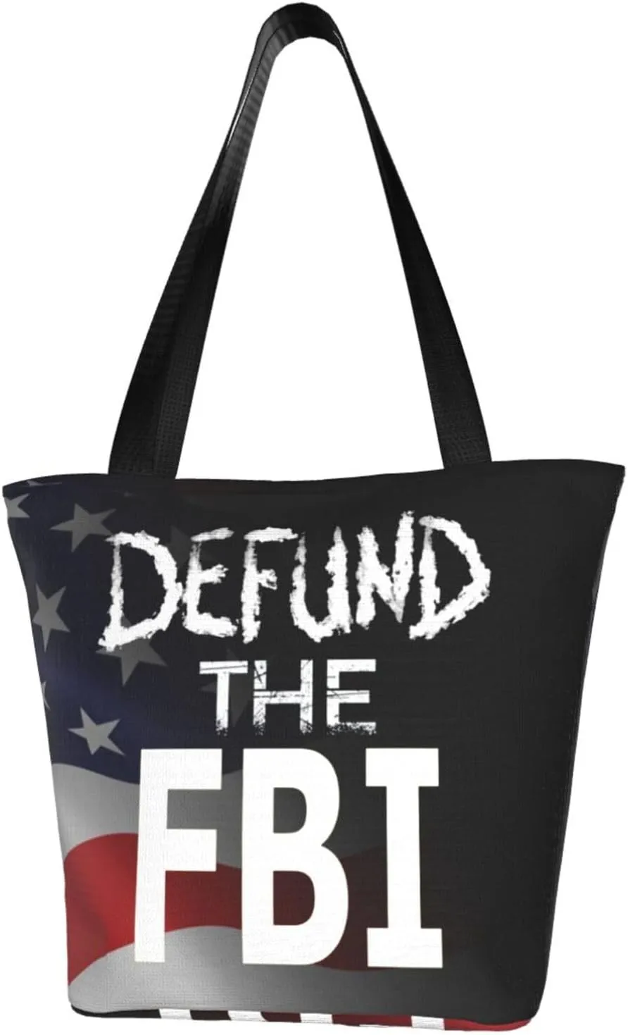 Abolish Defund The Fbi Fashion Shoulder Bag Large Capacity For Man Or Woman