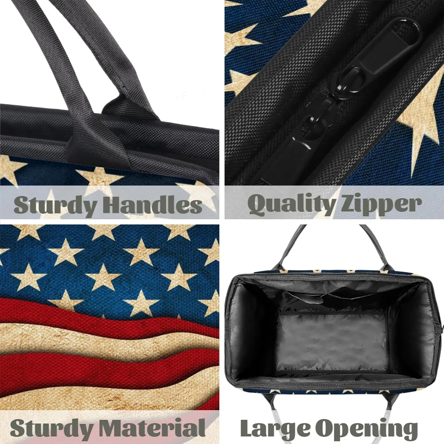 Abstract American Flag Large Travel Duffel Bag Gym Tote Bag for Women Men Waterproof Weekend Overnight Bag Carry On Tote Luggage with Pocket Personal Item Bags Sports Bag fit Travel Sports Gym Yoga