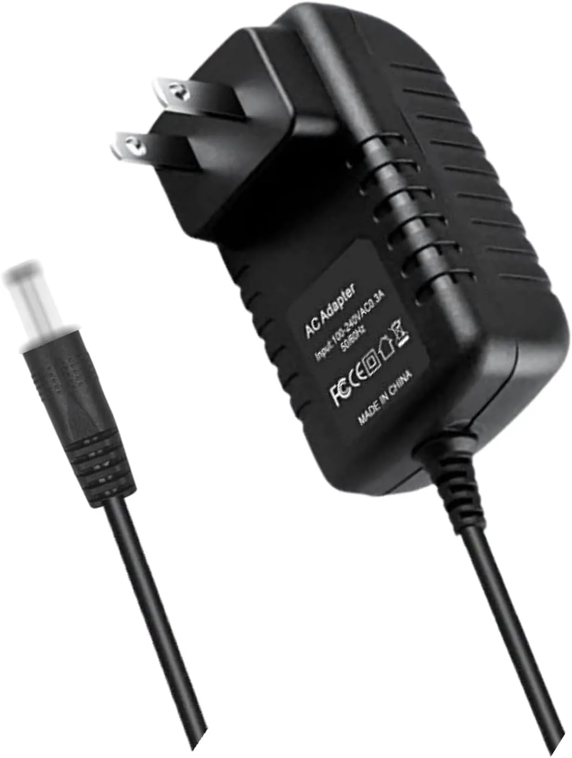 AC Adapter Replacement for Harley Benton PowerPlant ISO-5 Pro Multi-Power Adapter for Effect Pedals Power Supply Mains PSU, Black