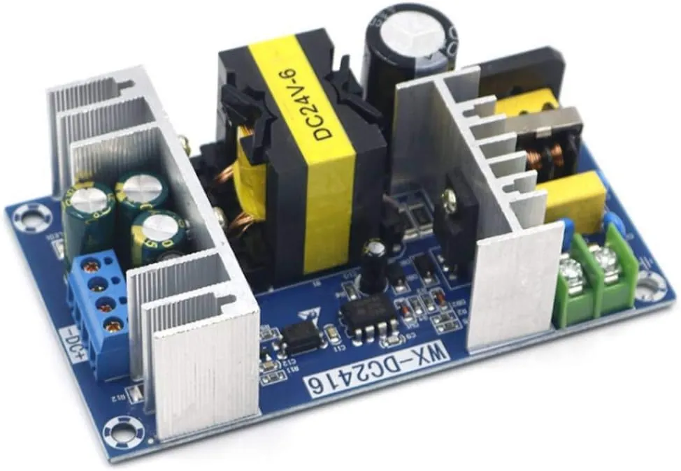 AC-DC Buck Converter AC 100-240V to DC 24V 6A Step-Down Converter Module 150W Isolation Switching Power Supply Module SMPS Power Converter (24V 6A 150W)