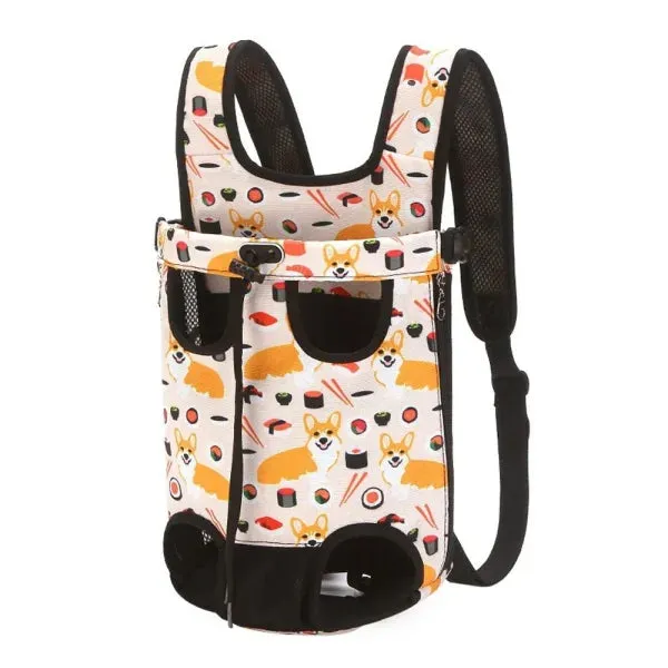 Adjustable Cat Carrier Backpack for Outdoor Travel and Hiking