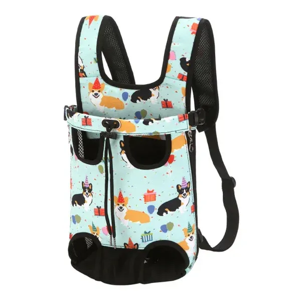 Adjustable Cat Carrier Backpack for Outdoor Travel and Hiking