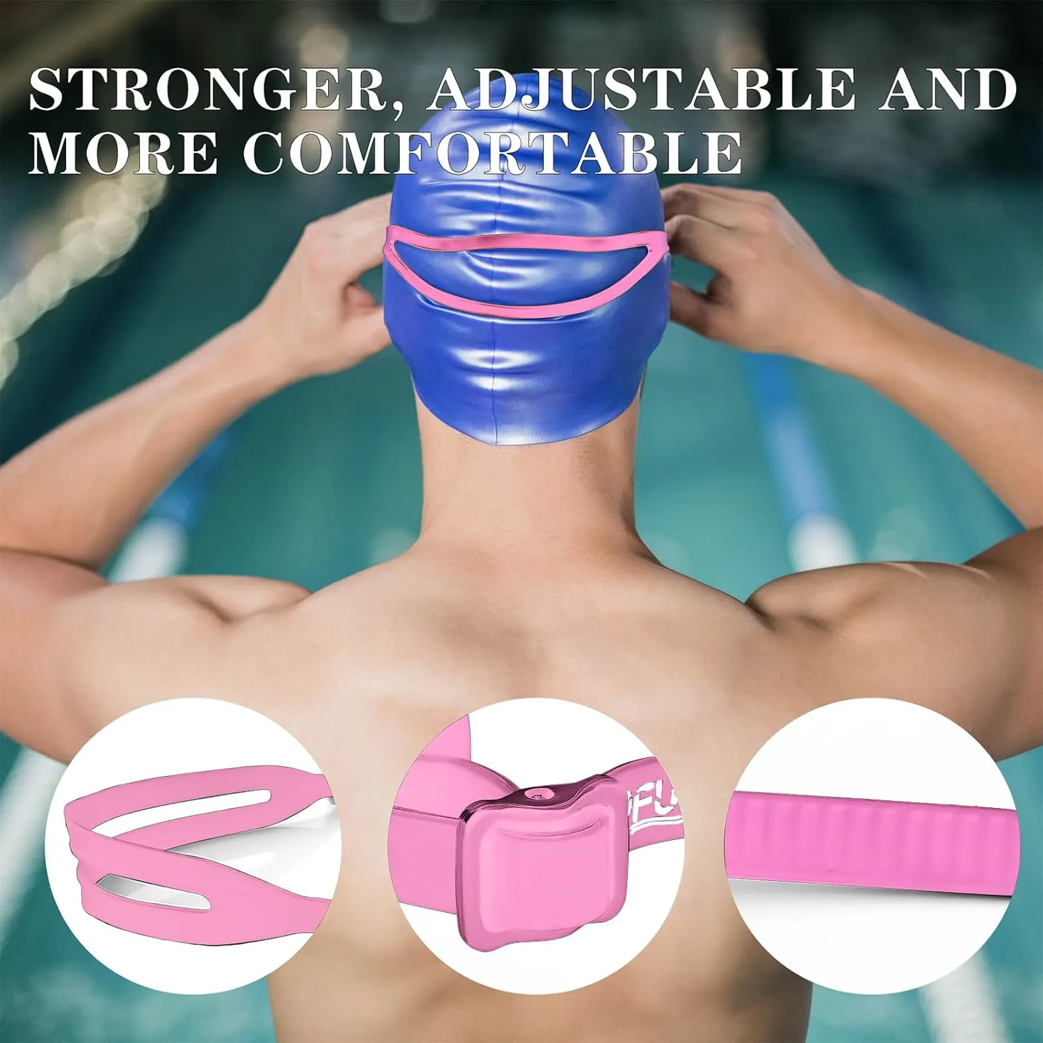 Adult Swim Goggles No Leakage Anti Fog Anti UV Swimming Goggles for Men Women Clear Vision