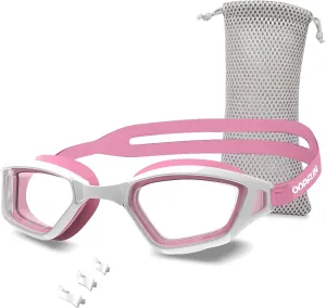 Adult Swim Goggles No Leakage Anti Fog Anti UV Swimming Goggles for Men Women Clear Vision