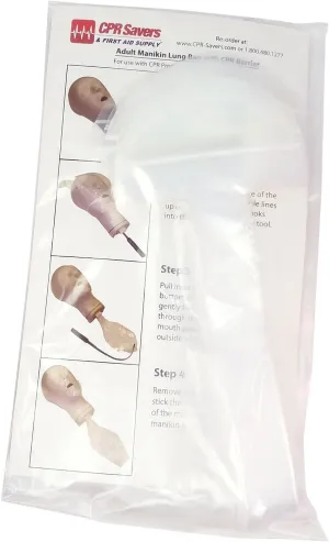 Adult/Child Face Shield Lung Bags, 10 Pack