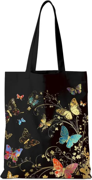 Aesthetic Tote Bag Funny Nature Lovers Weekender Bag Music Lover Reusable Grocery Bags for Travel Vacation Christmas