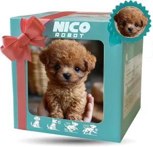 AI Robot Dog, My Realistic Robot Puppy That Acts Like A Real Puppy, Smart Robotic Puppies, Interactive Plush DogRobot for Adults, Robots Dogs for Walking, Barking, Tail Wagging (Set B)
