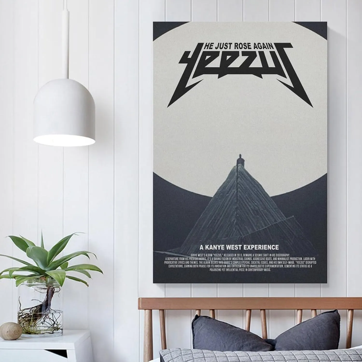 AIDEBAOBAO Kanye West Yeezus 6 Canvas Poster Wall Decorative Art Painting Living Room Bedroom Decoration Gift Unframe-style16x24inch(40x60cm)